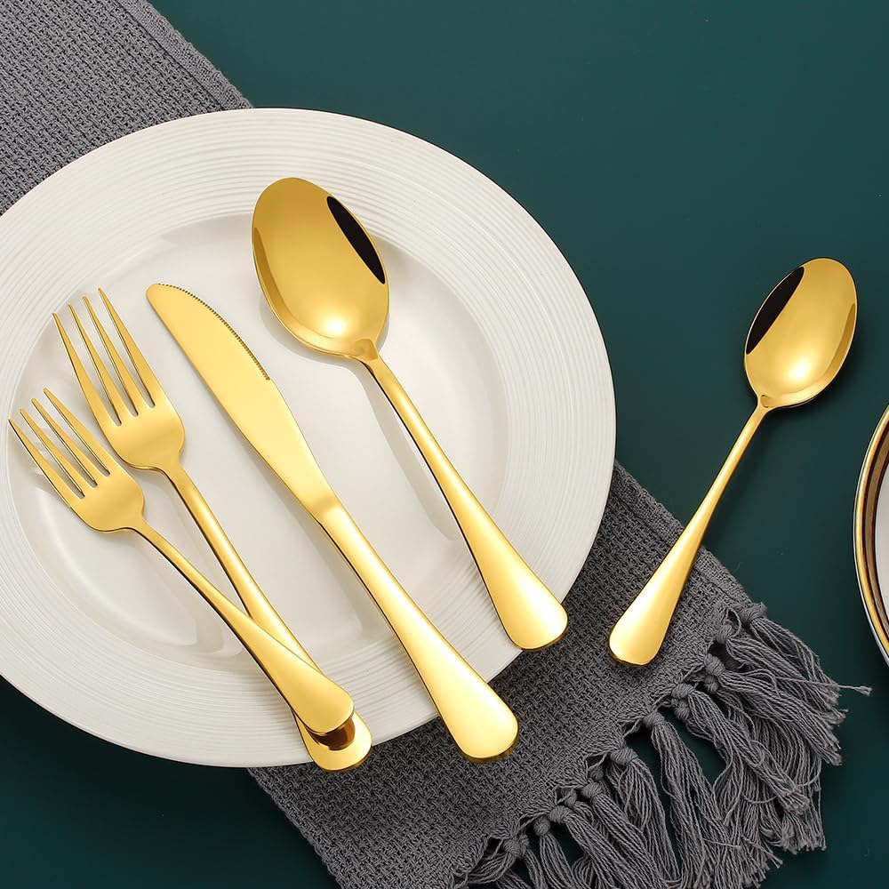 Gold Flatware - Salad Fork